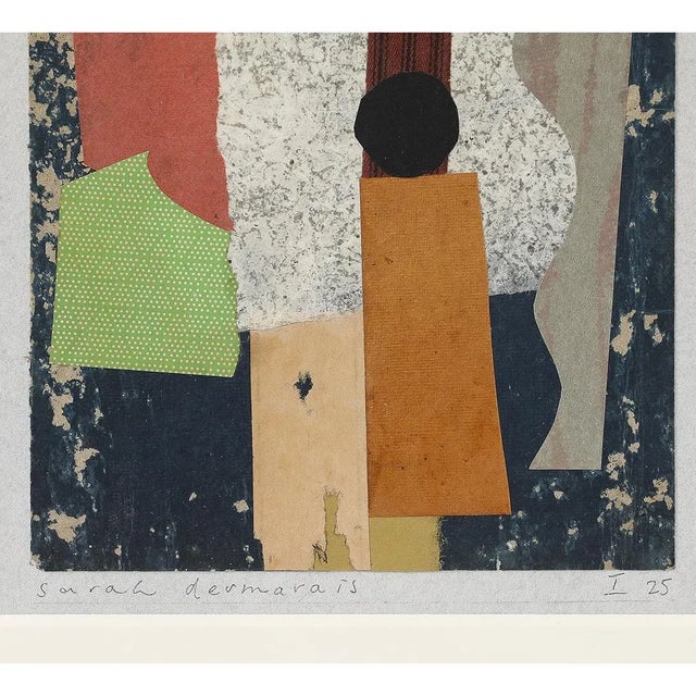 Sarah Desmarais, Still Life With Guitar, Framed For Sale In New York - Image 6 of 7