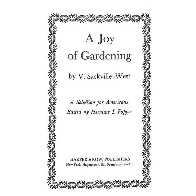 Traditional "A Joy of Gardening" 1958 Sackville-West, V. For Sale - Image 3 of 4