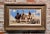 Burt Procter - Navajo Indians on Horse meeting at the Mesa -Oil painting oil painting on board -Signed circa 1960s board...