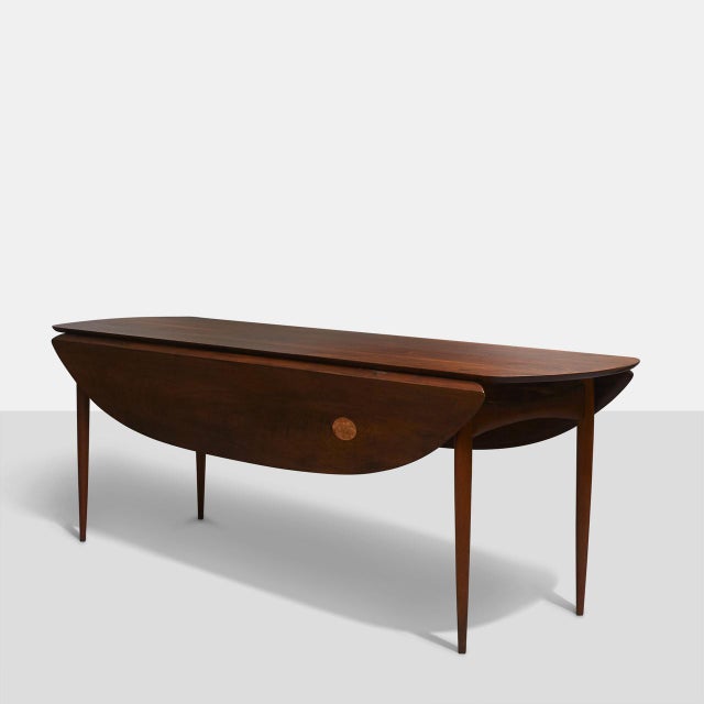 Phillip Lloyd Powell Drop-Leaf Dining Table For Sale In San Francisco - Image 6 of 7