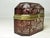 Traditional Antique Etched Bohemian Glass Box For Sale - Image 3 of 11