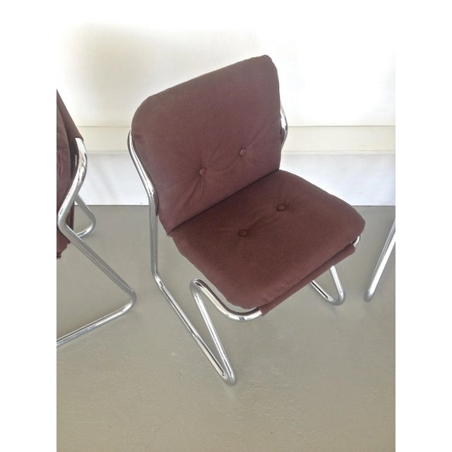 Space Age Dining Chairs, 1970s, Set of 4 For Sale - Image 6 of 9
