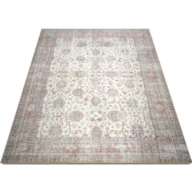 1960s Turkish Oushak Rug For Sale In Los Angeles - Image 6 of 6