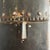 1950s Mid Century West African Style Carved Horn Mask With Metal Overlay, Brutalist Plated Wood Mask For Sale - Image 5 of 6