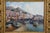 Late 20th Century Amleto Colucci Marina Grande Capri Italian Cityscape Boats Harbor Oil Painting For Sale - Image 5 of 12