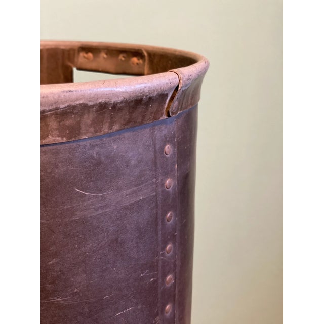 Vintage Industrial Italian Bins in Vulcanized Fiber with Markings from Fashion Factory, Italy, 1920s, Set of 4 For Sale - Image 11 of 18