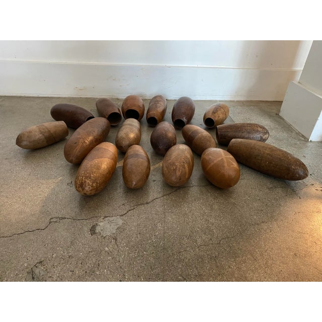 Beautiful set of antique Ecuadorian drinking cups. These were used in the villages by the well, and each villager would...