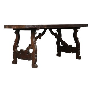 Fratino Table in Chestnut, 1950s For Sale