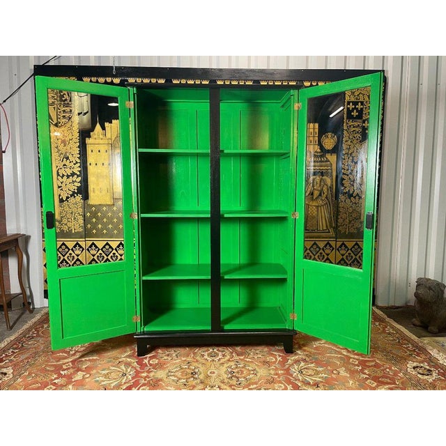 Period: 20th century Style: Design 50's and 60's Condition: Fully restored in our whorkshop Material: Painted wood Width:...