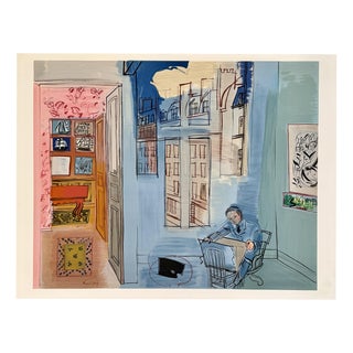 Raoul Dufy, Painter in His Studio, 1969, Signed Lithograph For Sale