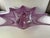Glass Vintage Large Vintage Lavorazione Arte Murano Purple Pink Glass 8 Point Starfish Bowl For Sale - Image 7 of 12