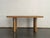 Yellow 1970s Solid Oak Dining Table For Sale - Image 8 of 8