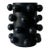 Molecule Vase (Black) For Sale