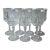 Set of 7 Cristal d'Arques Longchamp Wine Glasses For Sale