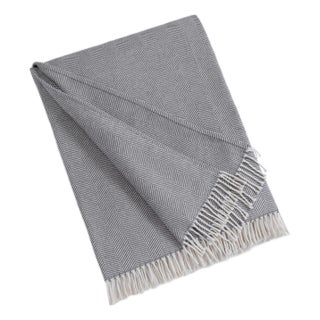 Madeira Throw, Charcoal For Sale