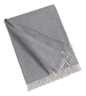 Madeira Throw, Charcoal