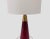 Lamp Scandinavian Red Glass Lamp from Kastrup, Denmark, 1959 For Sale - Image 3 of 5