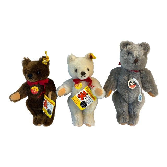 Steiff and Felpa Petite Bears - Set of 3 For Sale
