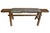 Contemporary Fragments Identity Antique Hardwood Bench For Sale - Image 3 of 6