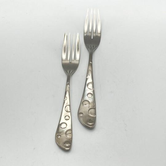 Spode “Baking Days” Stainless Flatware: Service for 11 (Rare “Polka Dot” Pattern) 57 Total Pieces For Sale - Image 9 of 18