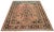 Shabby Chic Vintage Persian Distressed Handmade Medallion Peach Wool Rug For Sale - Image 3 of 9