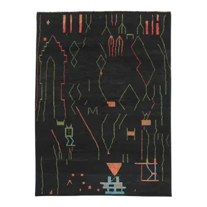 Moroccan Style Tribal Rug - 09'06 X 12'11