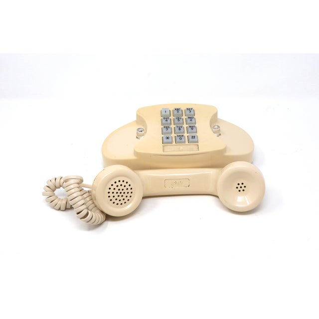 Mid-Century Modern Vintage Beige Touch Tone Princess Telephone For Sale - Image 3 of 6