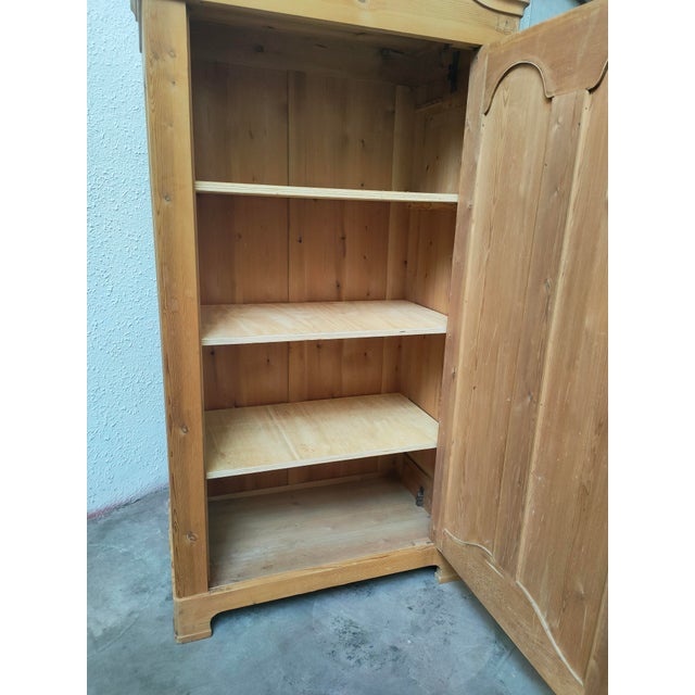 1970s Mid-Century Modern Scandinavian Wooden Wardrobe, 1980 For Sale - Image 5 of 5