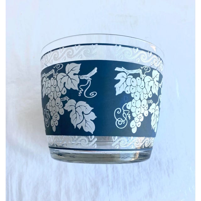 Mid-Century Modern Vintage Hazel Atlas Grape Leaves Atc41 Ice Bucket For Sale - Image 3 of 9