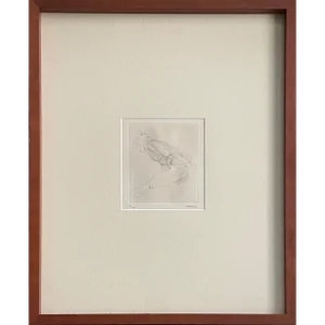 Hans Bellmer (German) - Surrealist Etching, Signed/Numbered (Ca. 1950, Framed)