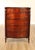 1940's Vintage Regency Style Mahogany Tall Chest For Sale - Image 11 of 18