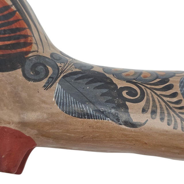 Mid-Century Tonalá Pottery Dachshund Folk Art Sculpture 13" Mexico For Sale - Image 16 of 17