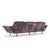 Mid 20th Century Flexsteel Mid Century Walnut Thunderbird Sofa For Sale - Image 5 of 9