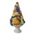 Large Hand Painted Italian Pottery Fruit Topiary Centerpiece For Sale
