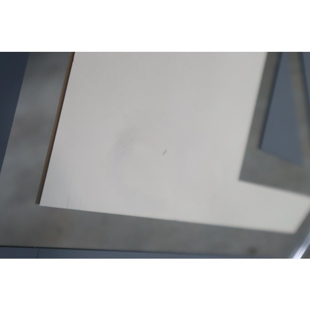 Very cool retro 1970's geometric op art mirror wall hanging by Sharon Art Concept. It is in good vintage condition overall...