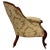 19th Century Antique English Mahogany Chaise Longue with Buttoned Upholstery For Sale - Image 6 of 12