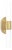 Regina Andrew Dixon Sconce Double, Natural Brass For Sale