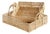 Juliet Abaca Nesting Rectangular Trays, Set Of 2 For Sale