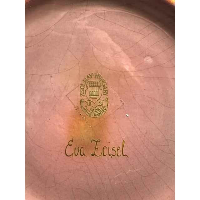 1990s 1999 Eva Zeisel Large Slim Porcelain Eosin Glazed Vase For Sale - Image 5 of 8