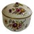 Antique Meissen Chipped Porcelain Covered Sugar Bowl Floral Rosebud Seconds Mark Germany 1924-1934 For Sale