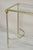 Neoclassical Directoire Maison Jansen Style Steel & Brass Console Sofa Table For Sale - Image 4 of 11