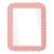 Fleur Home Carnival Krewe Rectangle Mirror in Pink Punch, 30x40 For Sale