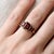 Garnet Emerald Cut Five Stone Ring | Wedding Engagement Ring | January Birthstone Ring Us 7 For Sale - Image 4 of 4