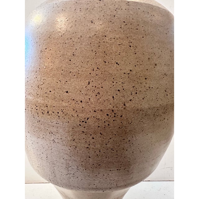 Large Tan Ceramic Vessel by Stephen May For Sale In Miami - Image 6 of 8