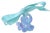 Daum Daum French Blue Trumpeting Angel For Sale - Image 4 of 5