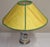 Vintage Belgian Table Lamp with White Porcelain Base, 1970s For Sale - Image 4 of 10