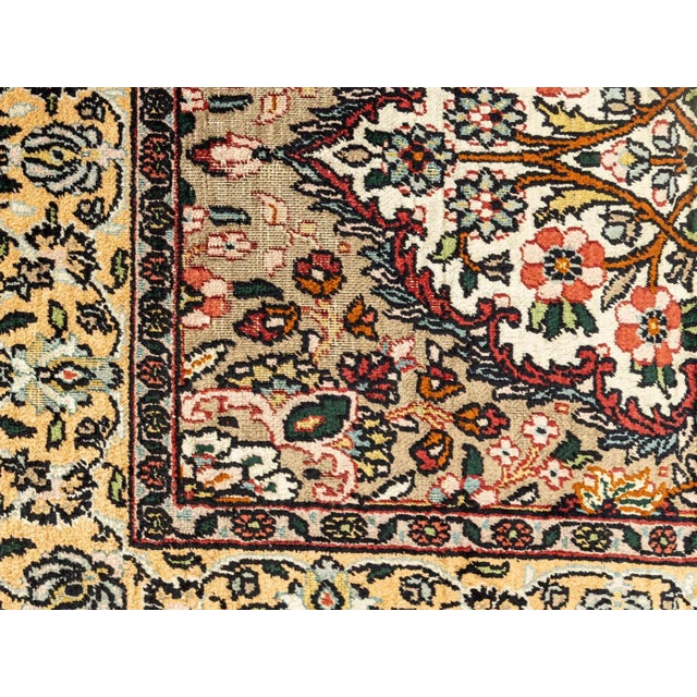 Vintage Ghom Rug For Sale - Image 6 of 11