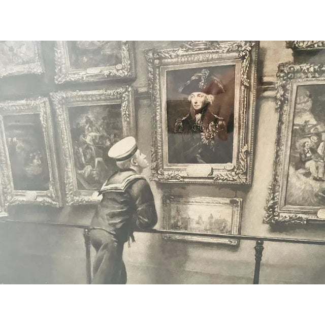 Albert W Holden "One Hundred Years Ago 1805-1905" Original Print Signed & Framed For Sale - Image 9 of 13