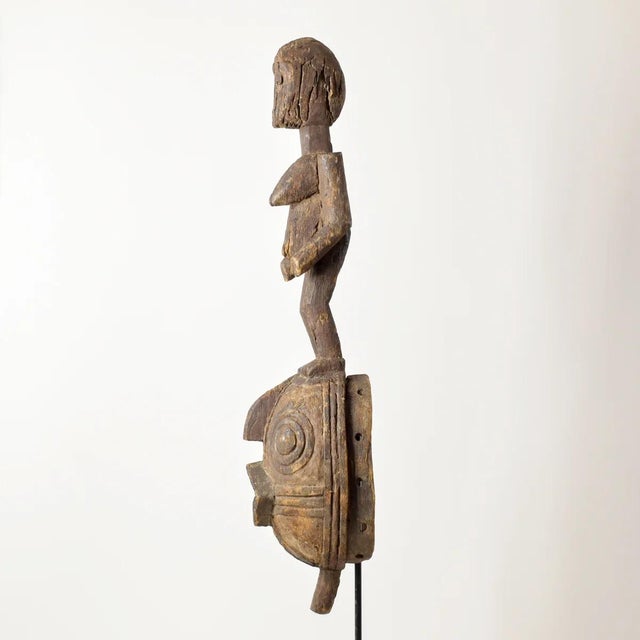 Brown Early 20th Century Bobo Figural Mask Burkina Faso For Sale - Image 8 of 14