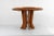 Wood Mid-Century Round Wooden Dining Table in the style of A. Mangiarotti, 1970s For Sale - Image 7 of 11